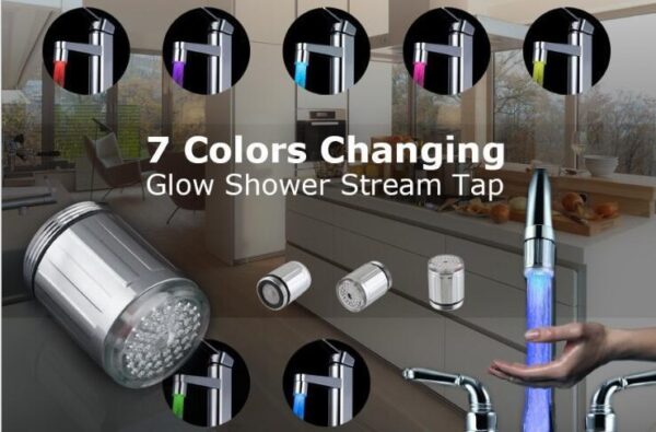 Creative Kitchen Bathroom Light-Up LED Faucet - Image 3