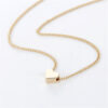 Simple Fashion Gold Color Double-sided Love Pendant Necklaces Clavicle Chains Necklace Women Jewelry Valentines Day Gift - Image 2