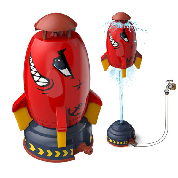 Rocket Launcher Toys Outdoor Rocket Water Pressure Lift Sprinkler Toy Fun Interaction In Garden Lawn Water Spray Toys For Kids Summer Gadgets - Image 8