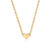 Simple Fashion Gold Color Double-sided Love Pendant Necklaces Clavicle Chains Necklace Women Jewelry Valentines Day Gift - Image 5