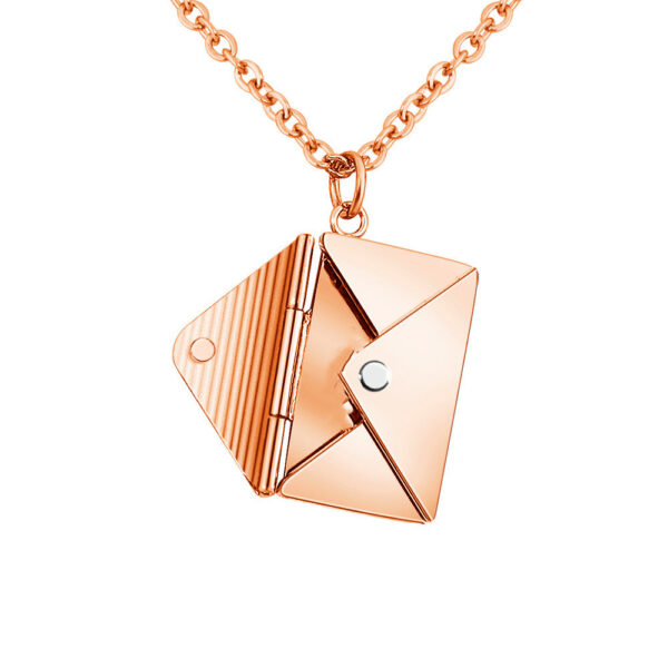 Fashion Jewelry Envelop Necklace Women Lover Letter Pendant Best Gifts For Girlfriend - Image 10