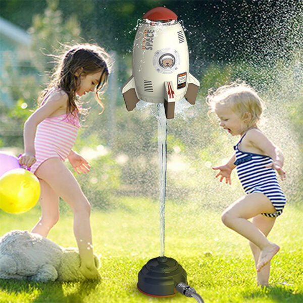 Rocket Launcher Toys Outdoor Rocket Water Pressure Lift Sprinkler Toy Fun Interaction In Garden Lawn Water Spray Toys For Kids Summer Gadgets - Image 2