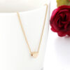 Simple Fashion Gold Color Double-sided Love Pendant Necklaces Clavicle Chains Necklace Women Jewelry Valentines Day Gift - Image 7