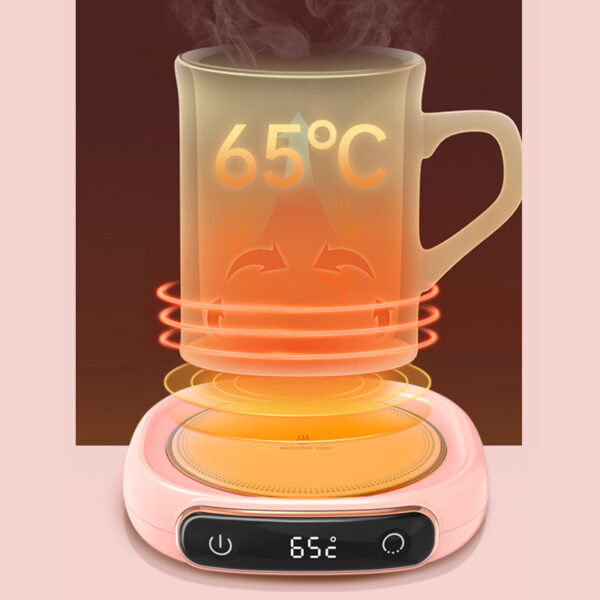 Coffee Mug Warmer Warm Coaster Smart Heating Cup Thermal Insulation Constant Temperature Coaster Heating Pad Desktop - Image 5