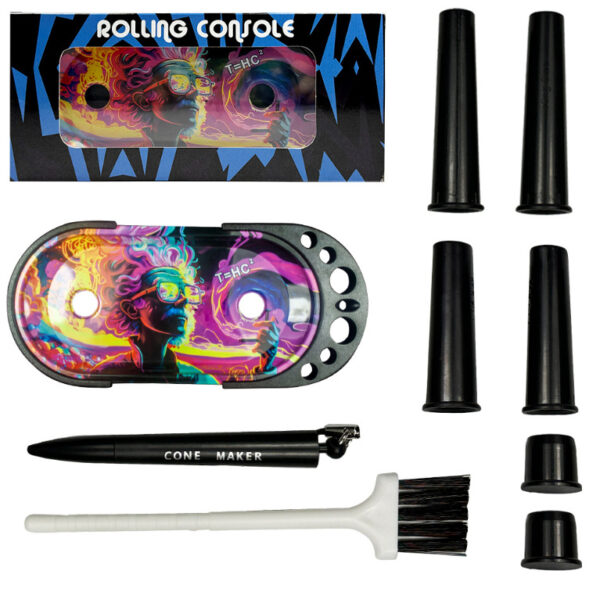 Metal Rolling Tray Cone Loader For King Size And More Size Pre Rolled Cone Foldable Stand Cone Filler Smoking Accessory - Image 3
