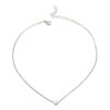 Simple Fashion Gold Color Double-sided Love Pendant Necklaces Clavicle Chains Necklace Women Jewelry Valentines Day Gift - Image 3