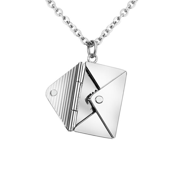 Fashion Jewelry Envelop Necklace Women Lover Letter Pendant Best Gifts For Girlfriend - Image 6